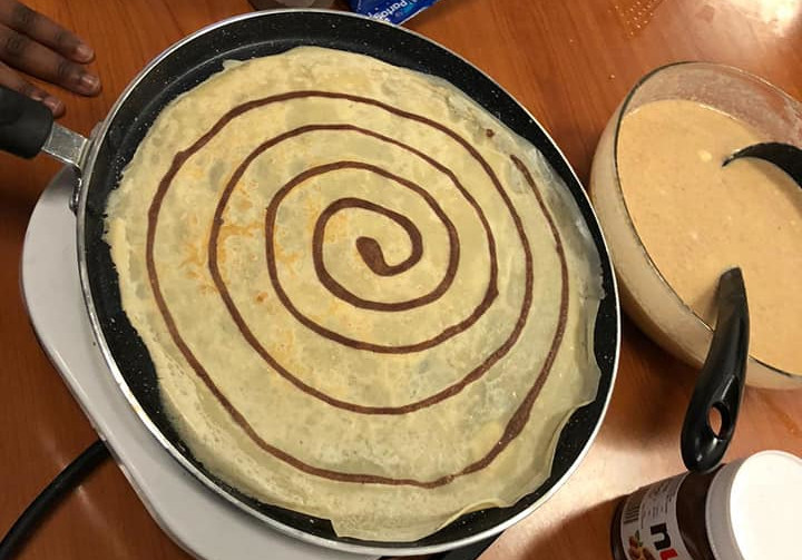 Crêpe spirale